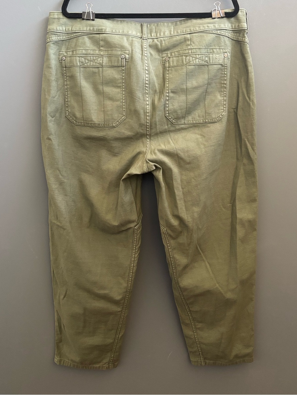 Pilcro Wanderer Olive Boyfriend Utility Jeans from Anthropologie - Picture 4 of 9